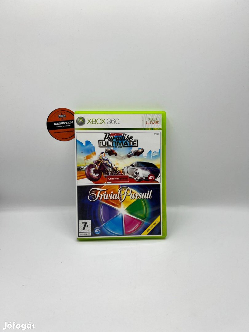 Burnout Paradise (The Ultimate Box) + Trivial Pursuit - Xbox 360 játék