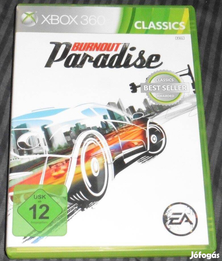 Burnout Paradise német, fra, spa, olasz Gyári Xbox 360, Xbox ONE Játék