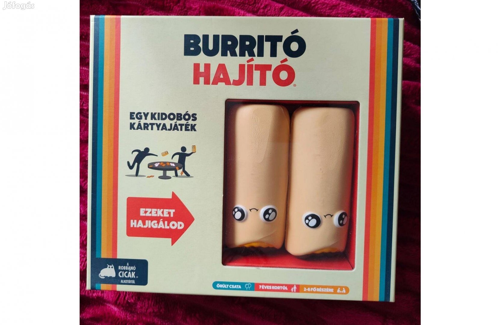 Burrito hajító - társasjáték