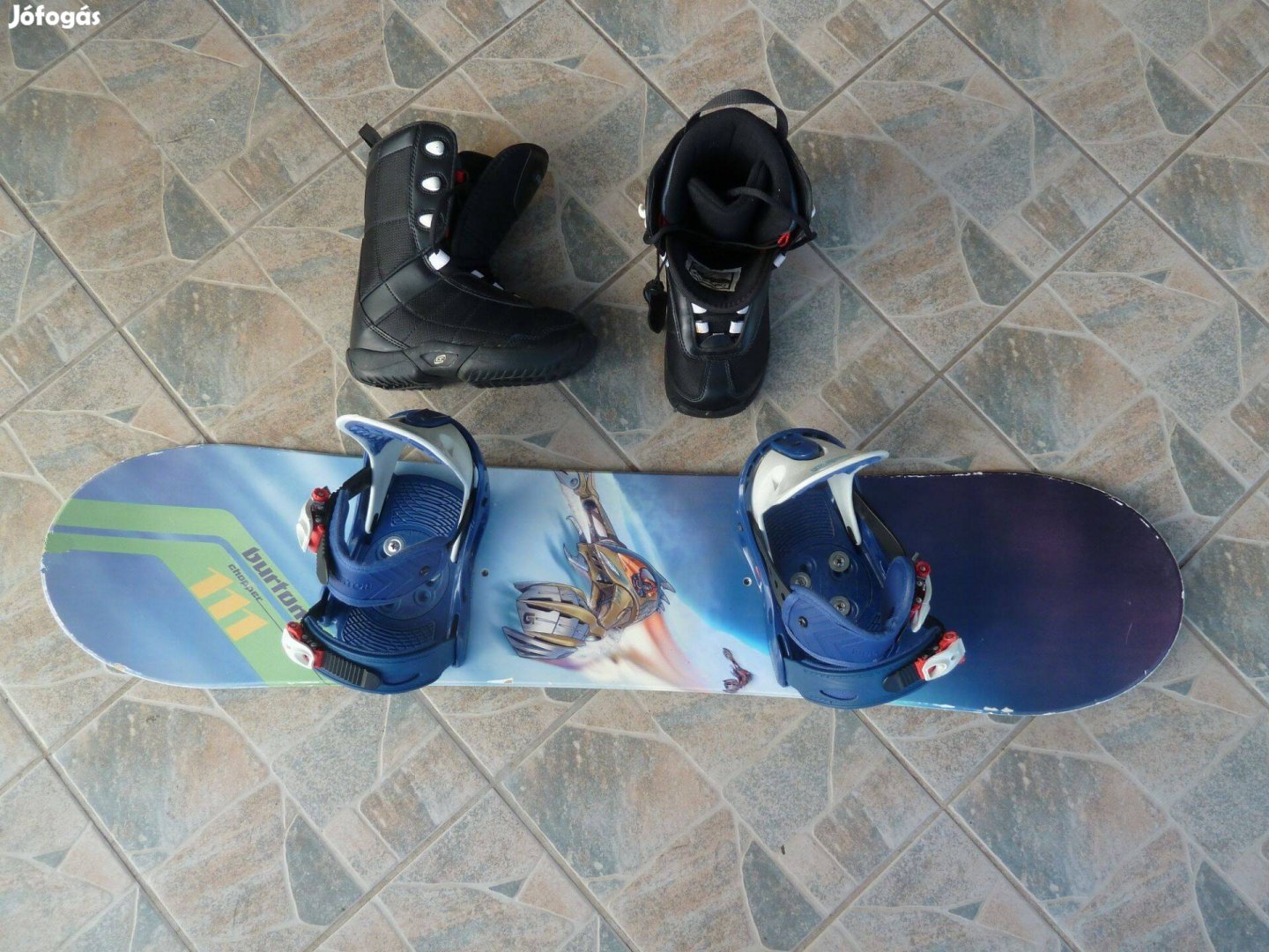 Burton 109cm gyerek snowboard lap Burton kötés bakancs szép állapotban