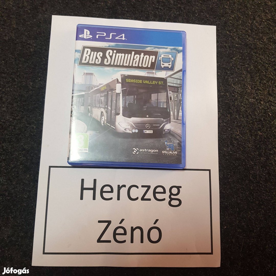 Bus simulator ps4 játék