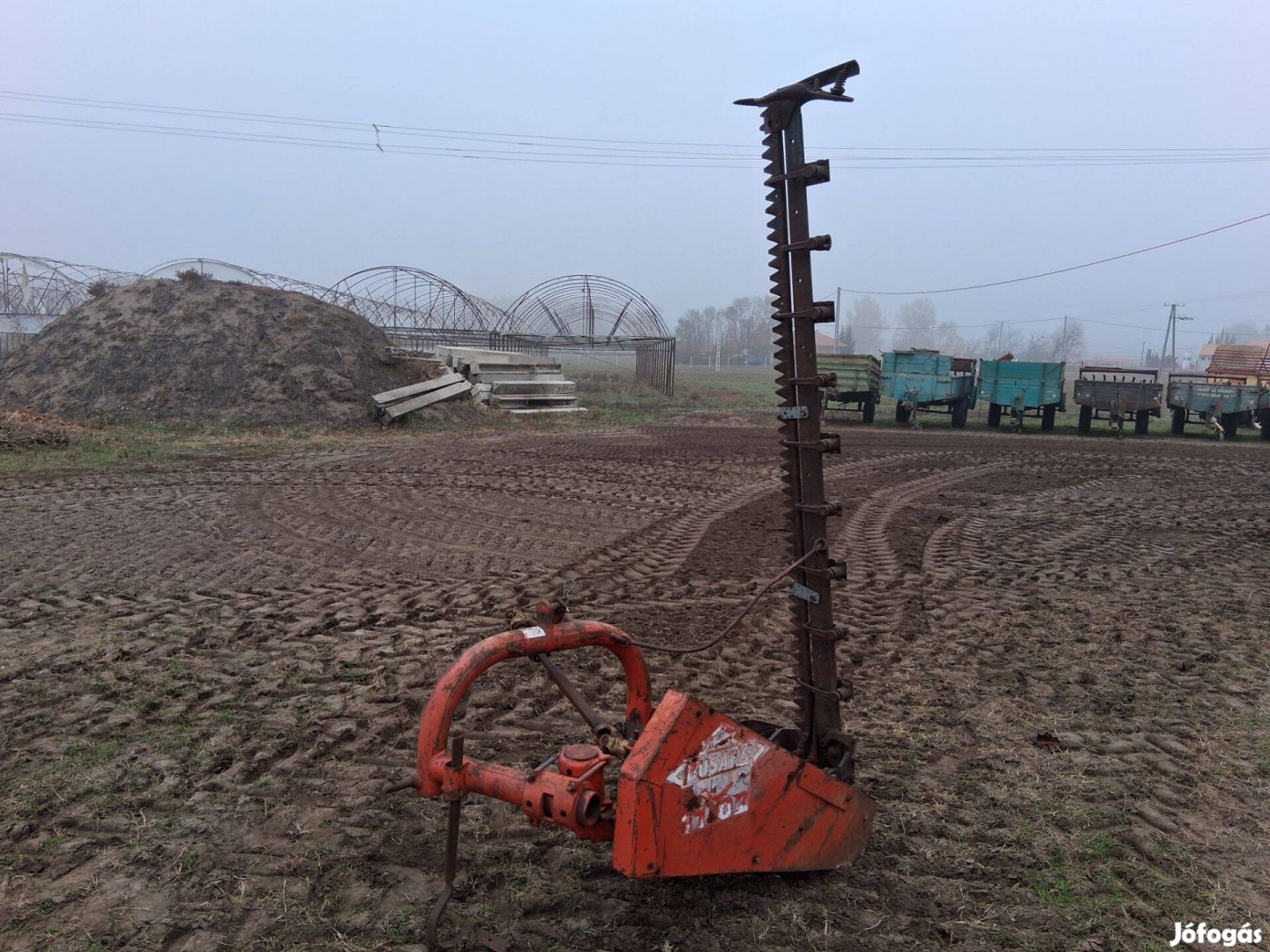 Busatis 1102 tip 190 cm széles dupla pengesoros alternalo kasza fűkasz