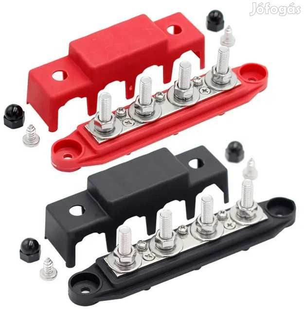 Busbar DC Közösítő 12-48V 300A M10-es csavarokkal 5822