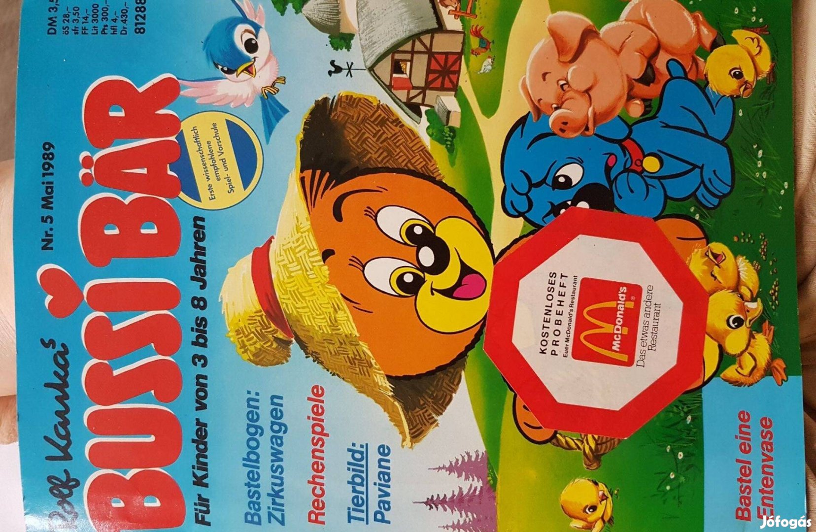 Bussi Bar német magazin 1989 május Rolf Kauka