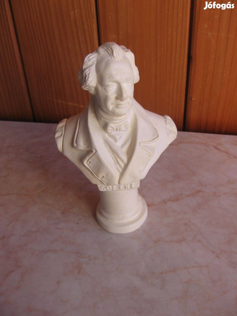 Büszt - gipsz Goethe mellszobor