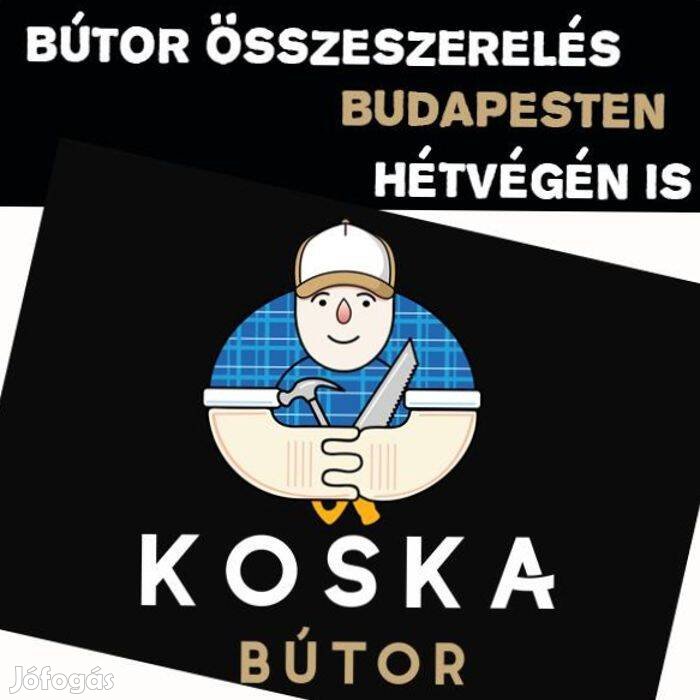 Bútorszerelés Budapesten hétvégén is !KIKA, IKEA, Mömax, Retz, Mirjan