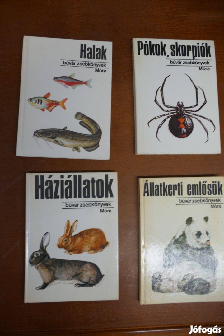 Búvár zsebkönyvek könyvcsomag 4 darab egyben