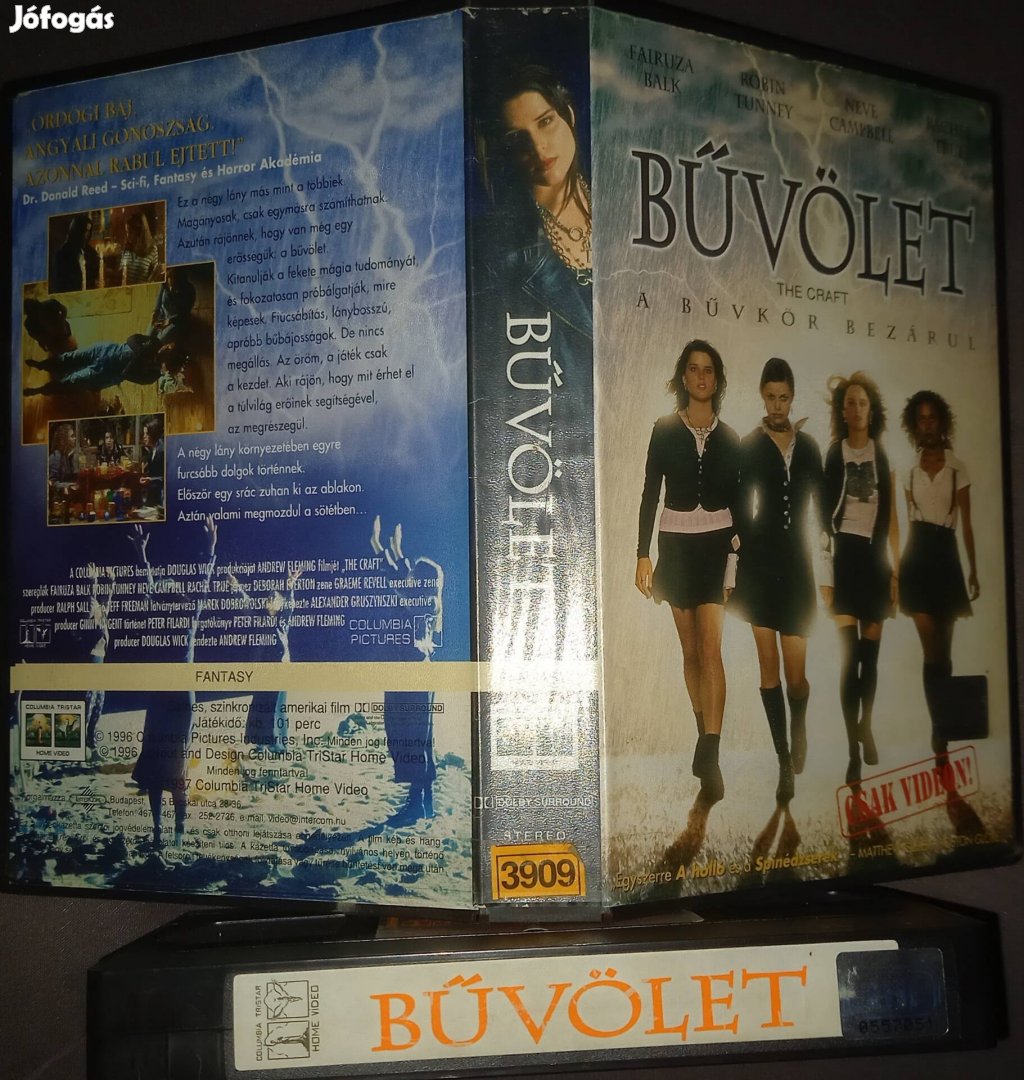 Bűvölet - fantasy vhs - nagytok