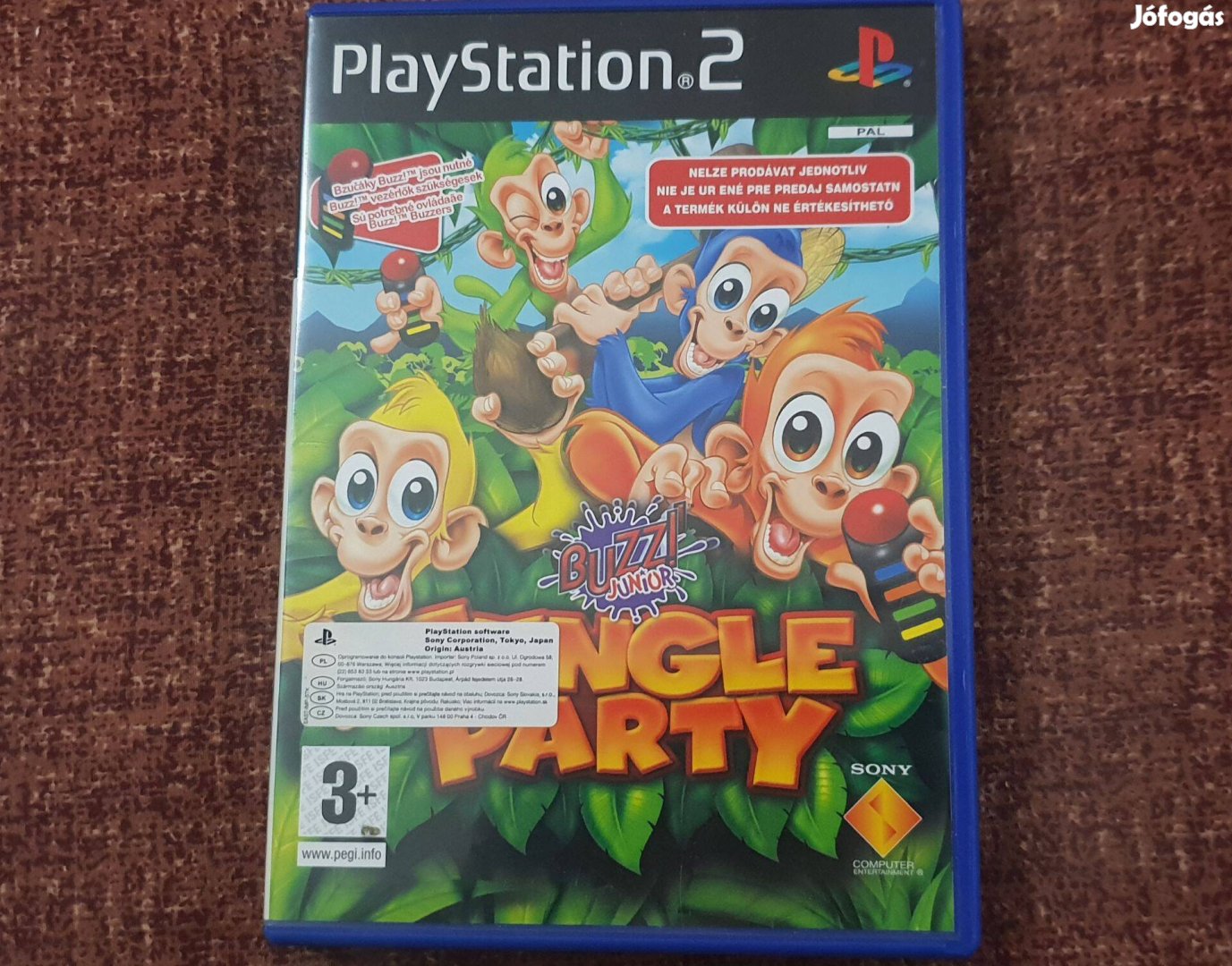 Buzz Junior Jungle Party Playstation 2 eredeti lemez ( 10000 Ft )