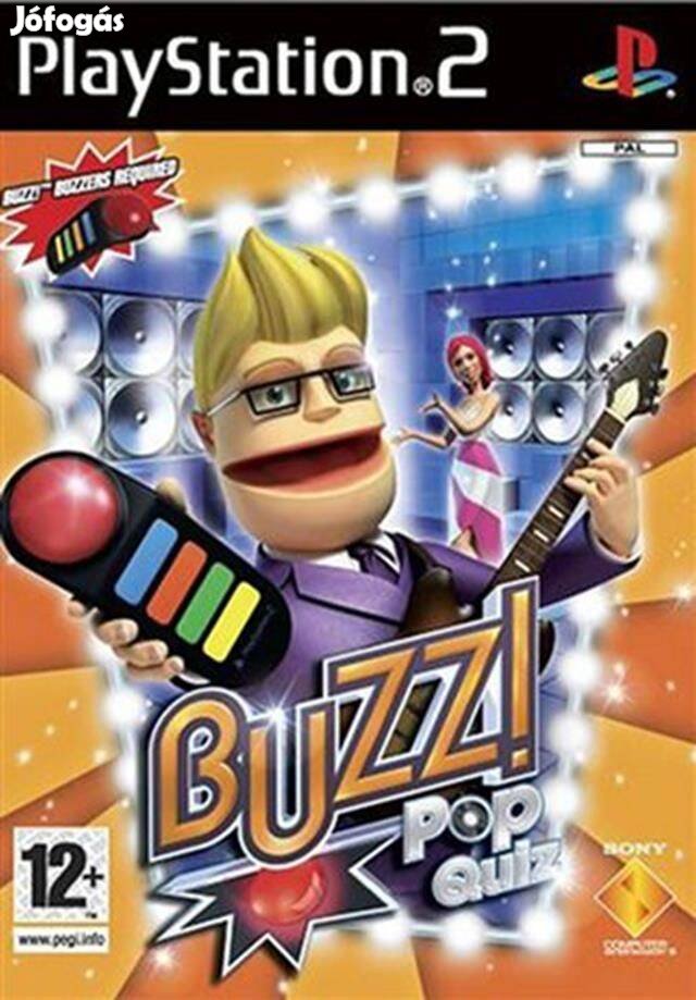 Buzz Pop Quiz (With Buzzers) Playstation 2 játék