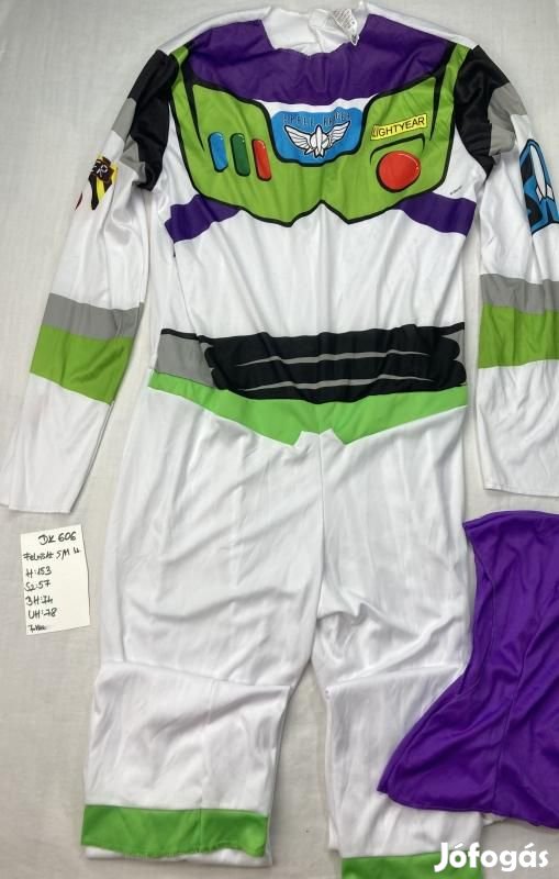 Buzz jelmez, Buzz Lightyear jelmez, Toy Story jelmez, felnőtt jelmez