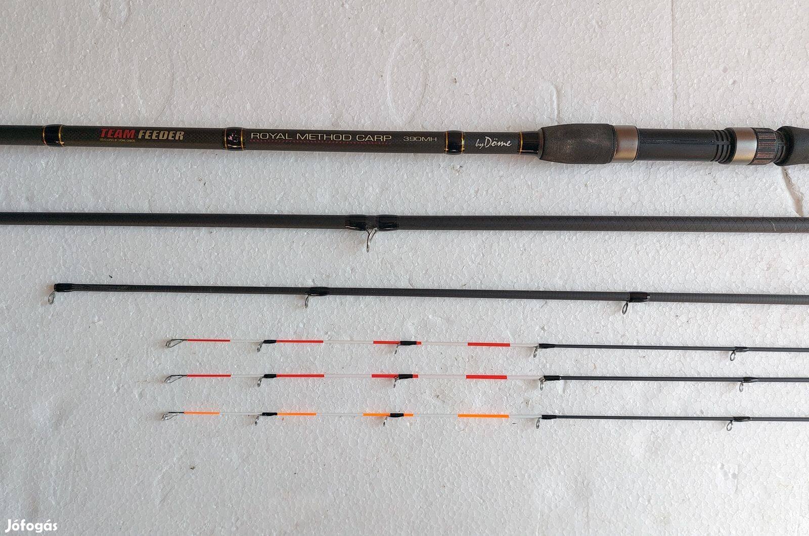 By Döme TEAM Feeder Royal Method Carp horgászbot több méretben