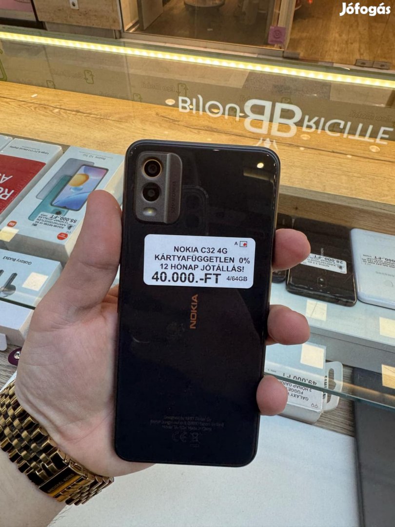 C32 Kártyafüggetlen 64 GB, 12 hó garancia