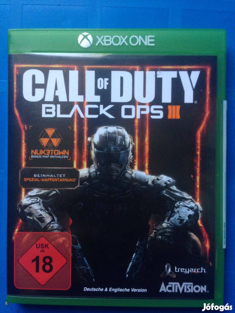 CALL OF Duty Black OPS 3 xbox one-series x játék,eladó-csere"