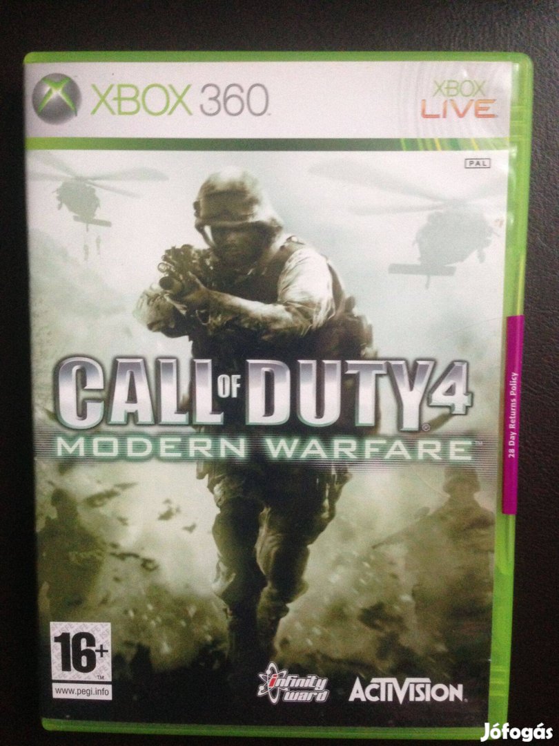 CALL OF Duty Modern Warfare "xbox360-one-series játék eladó-csere