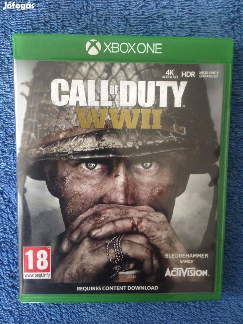 CALL OF Duty World WAR II xbox one-series x játék,eladó-csere"