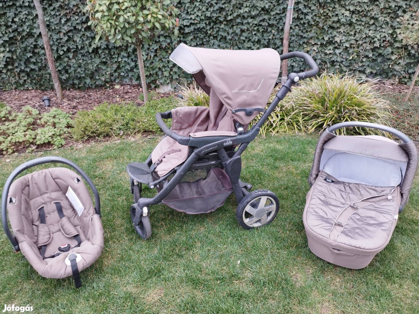 CAM 3in1 babakocsi szett mózes sport hordozó megkímélt