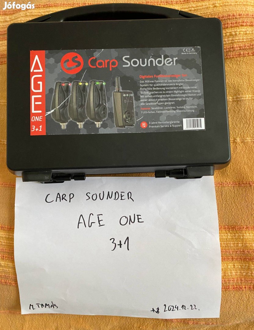 CARP Sounder AGE ONE 3+1 horgász digitális kapásjelző szett