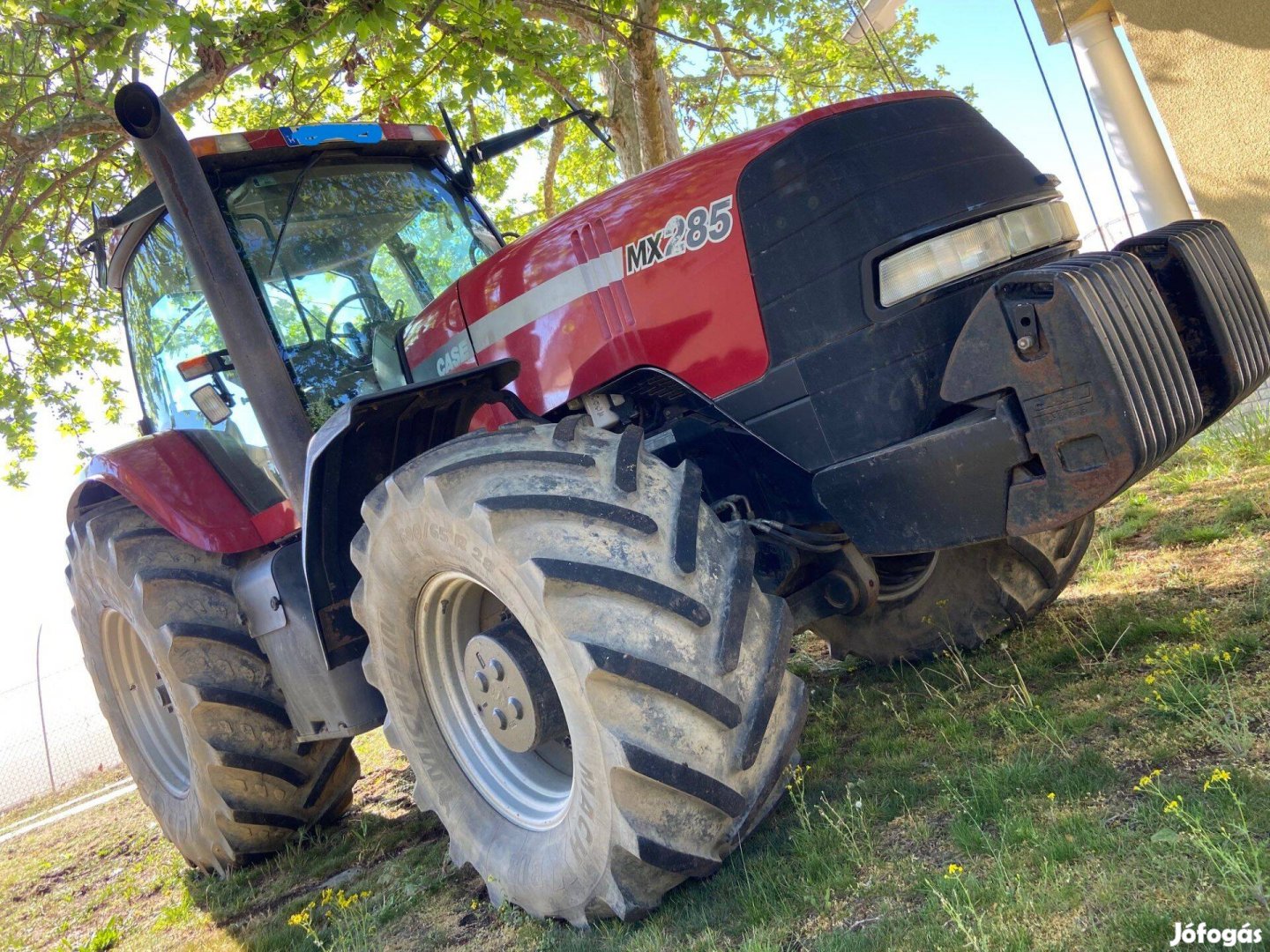 CASE Magnum MX 285 traktor kapcsolható ikerkerékkle
