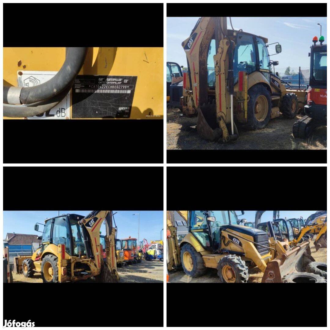 CAT 422 E Kombi kotró