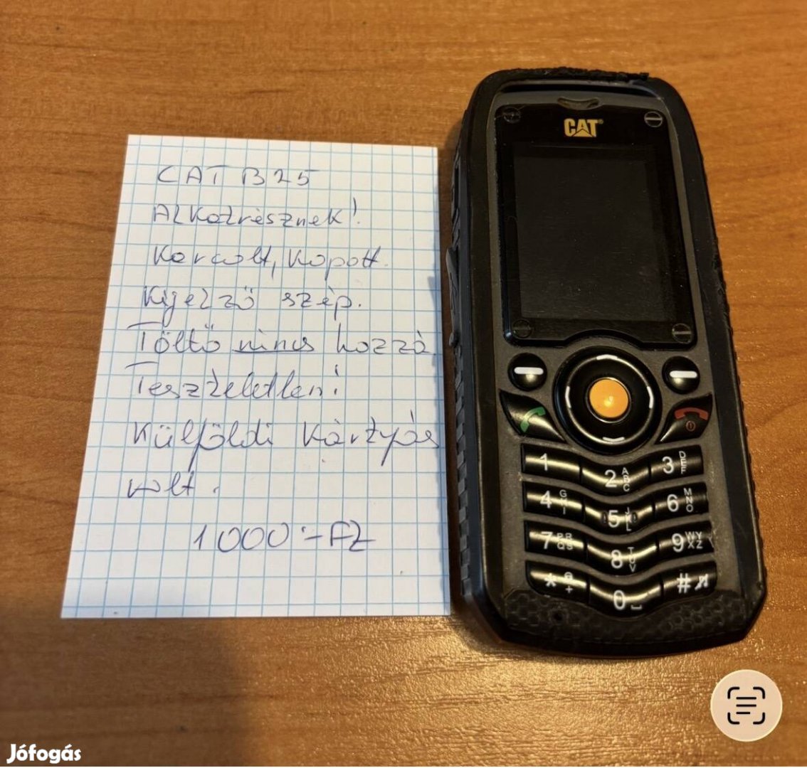 CAT B25 Alkatrésznek