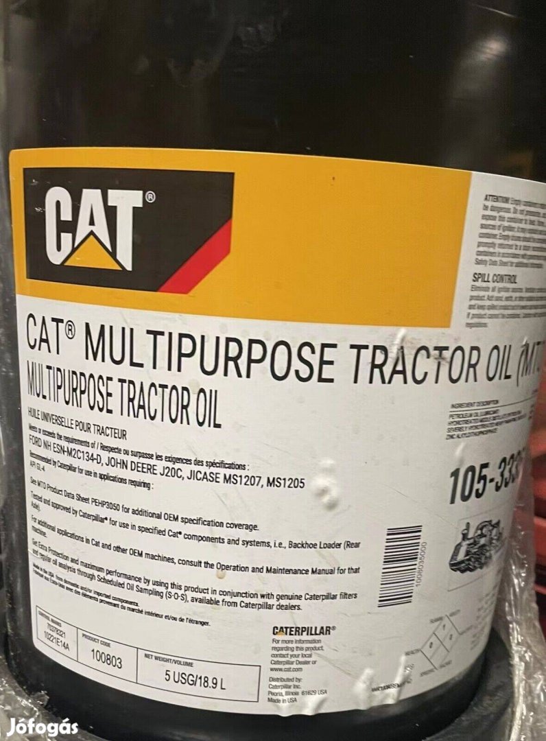 CAT MTO szuper traktor olaj