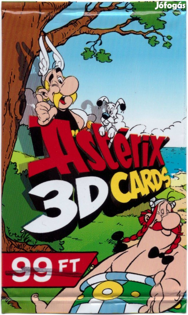 CBA: Asterix 3D kártya 7 db egyben