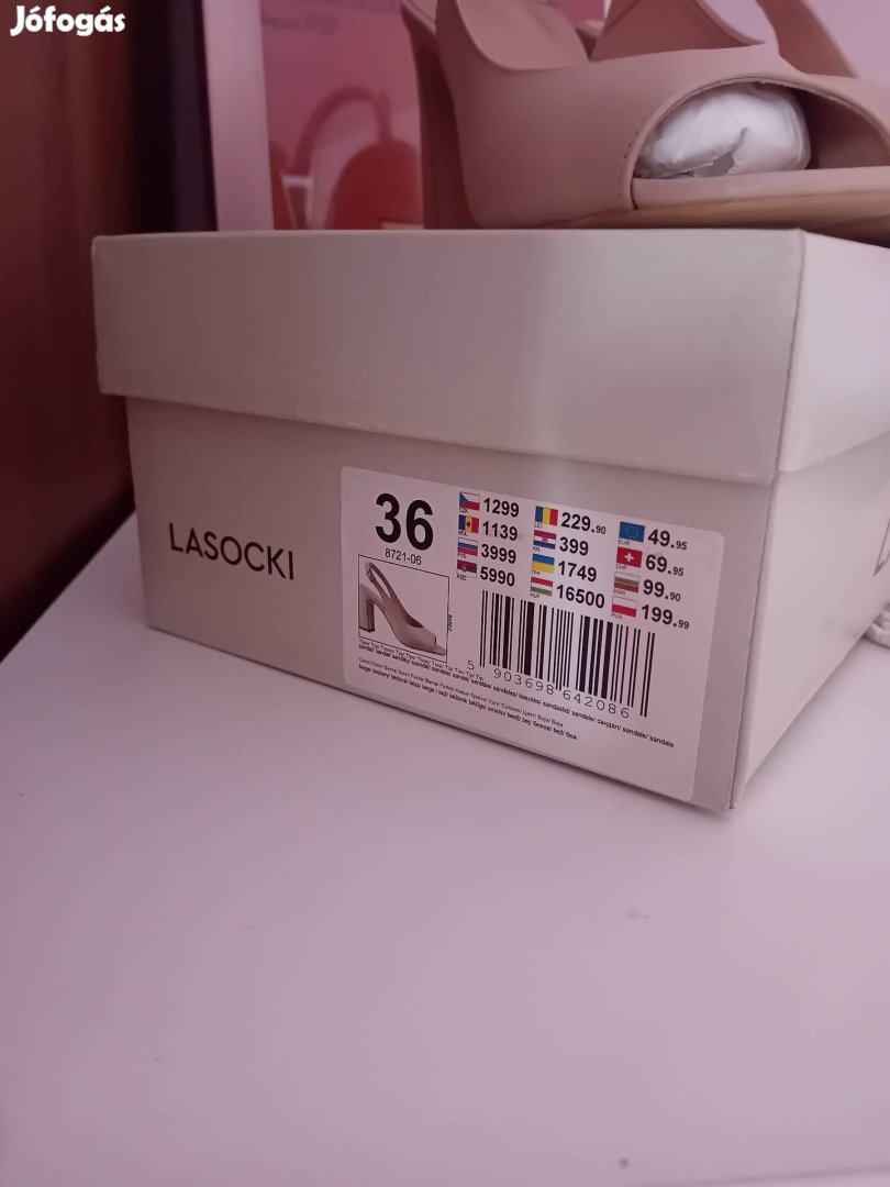 CCC Lasocki magassarkú bőrcipő