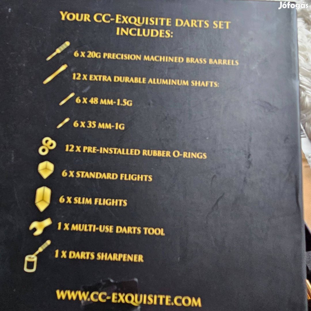 CC-Exquisite darts szett 6 db os készlet új