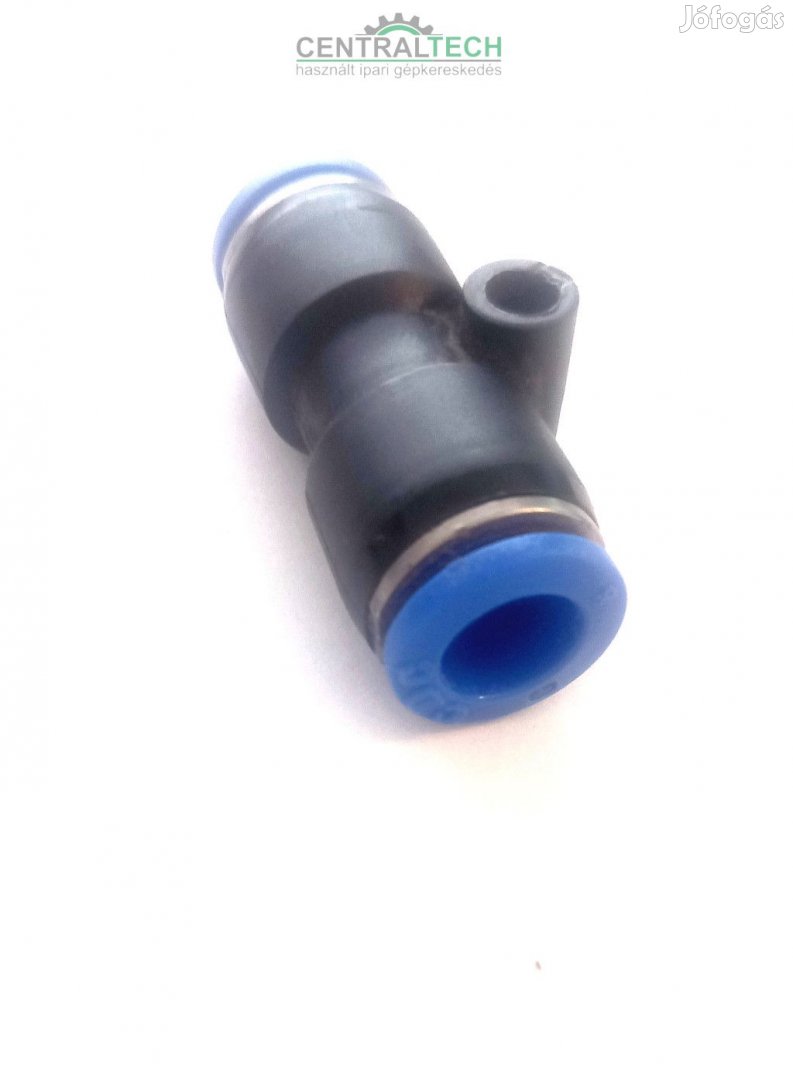 CDC 2x8 mm pneumatikus egyenes gyorscsatlakozó, push-in csatlakozó/ct