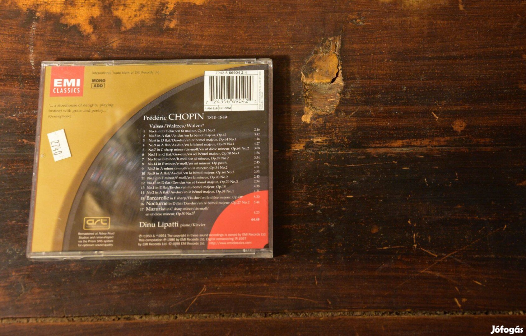 CD Chopin 14 Valses