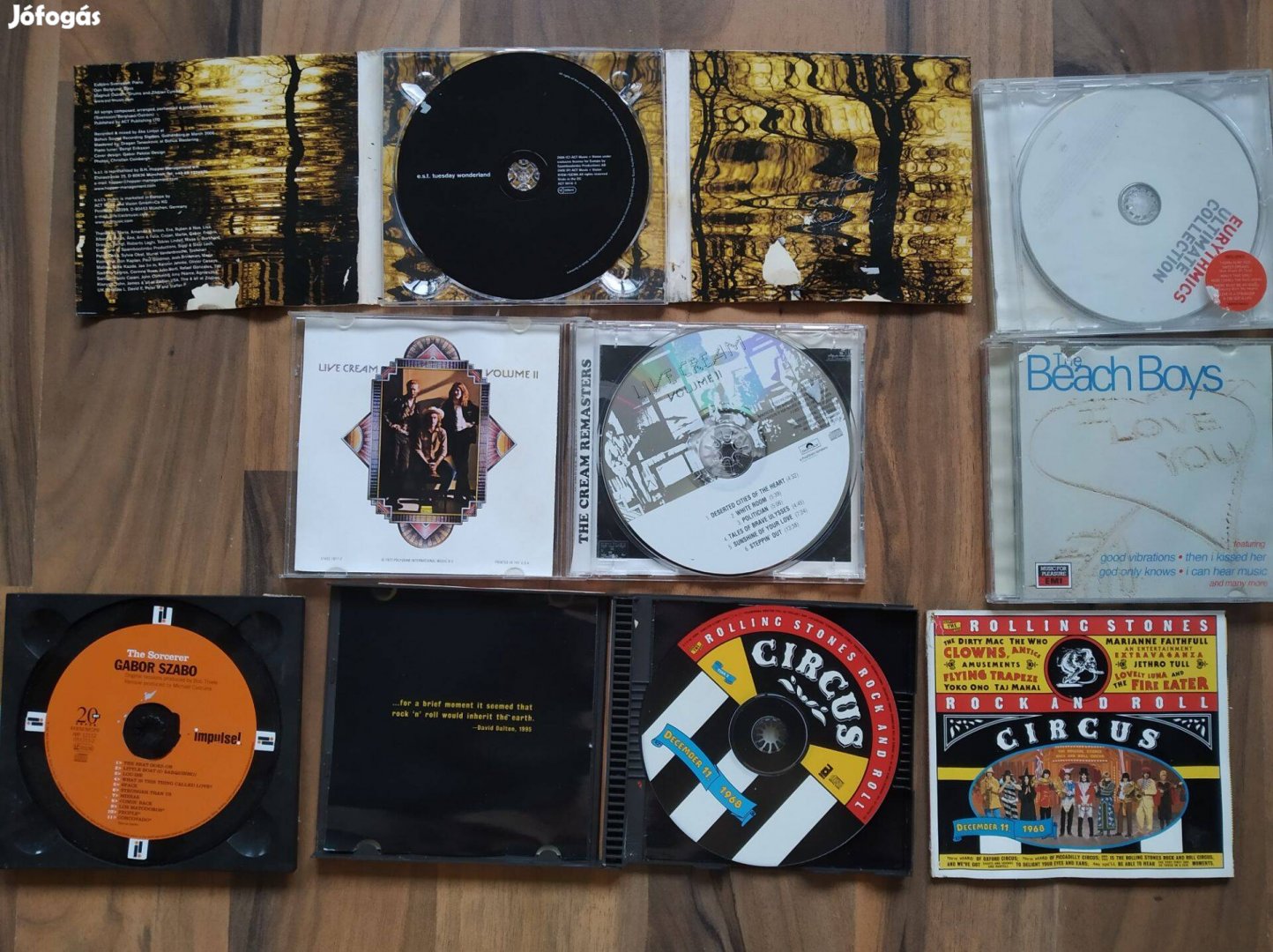 CD Rolling Stones Circus Eurythmics EST Beach Boys Love You live Cream