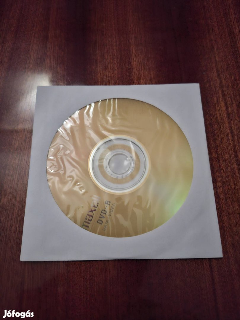 CD Új 10 DB Maxell DVD-R 4.7GB lemez papírtokban