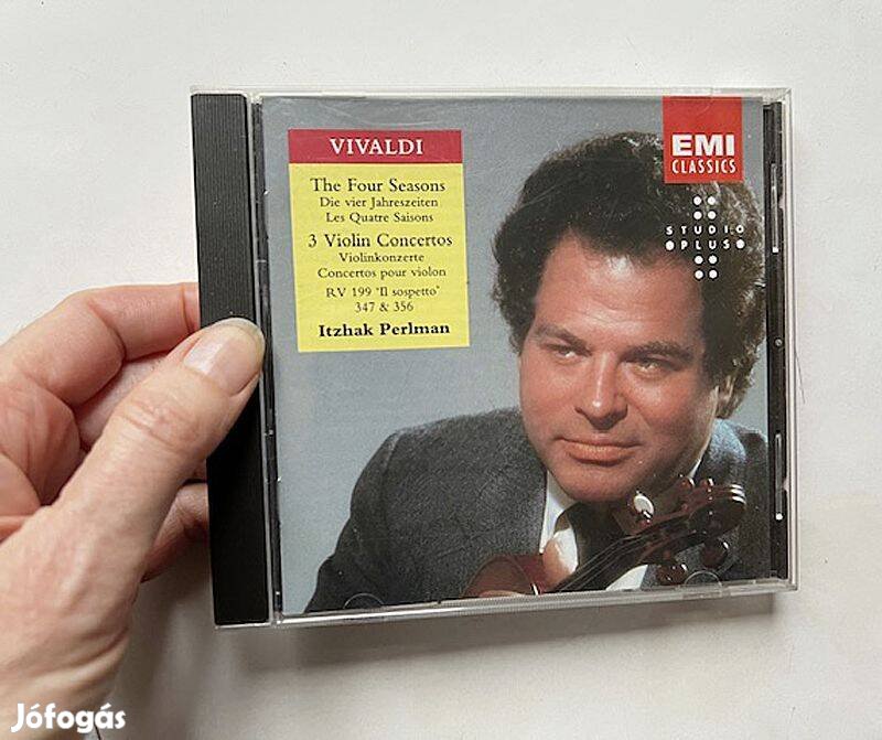 CD: Vivaldi: Négy évszak és 3 hegedű concerto, Itzhak Perlman, EMI