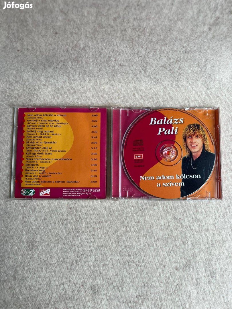 CD - Balázs Pali - Nem Adom Kölcsön a Szívem