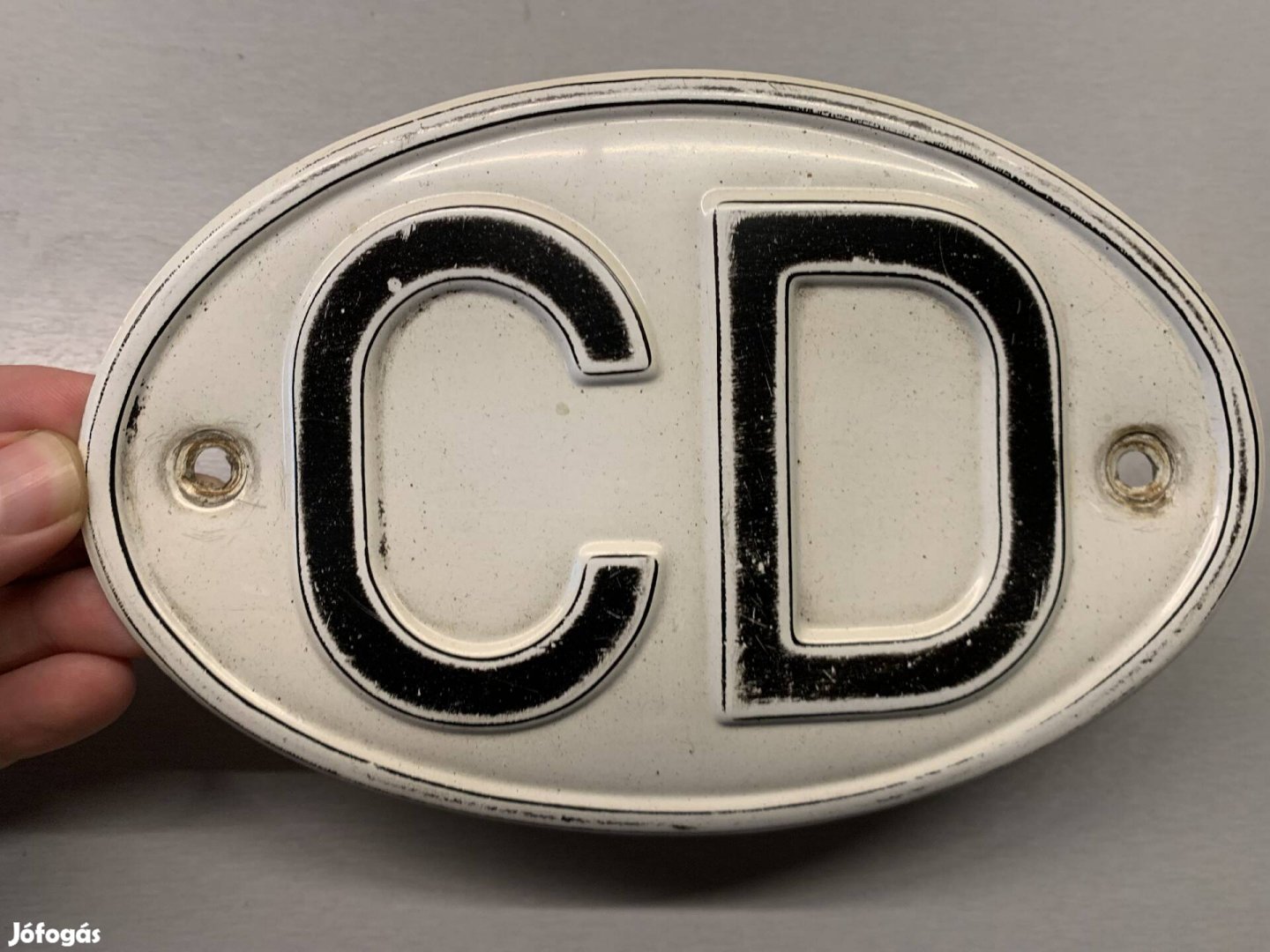 CD diplomata tábla felségjelzés jel embléma rendszám régi Mercedes