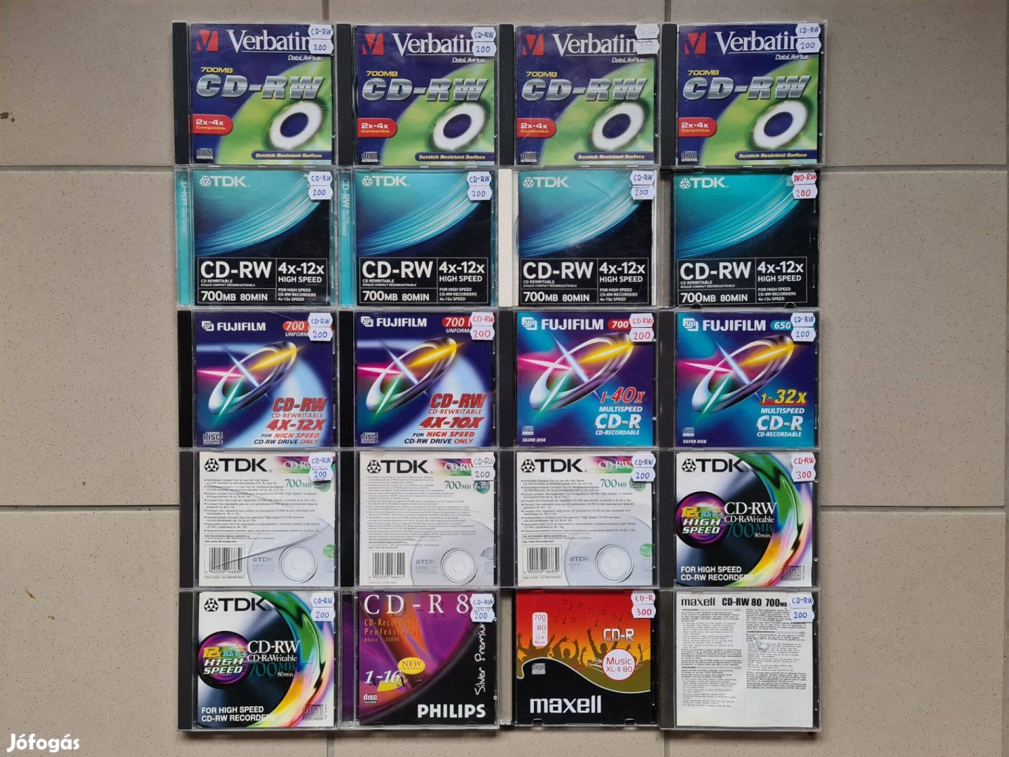 CD és DVD írható újraírható lemez 27 db