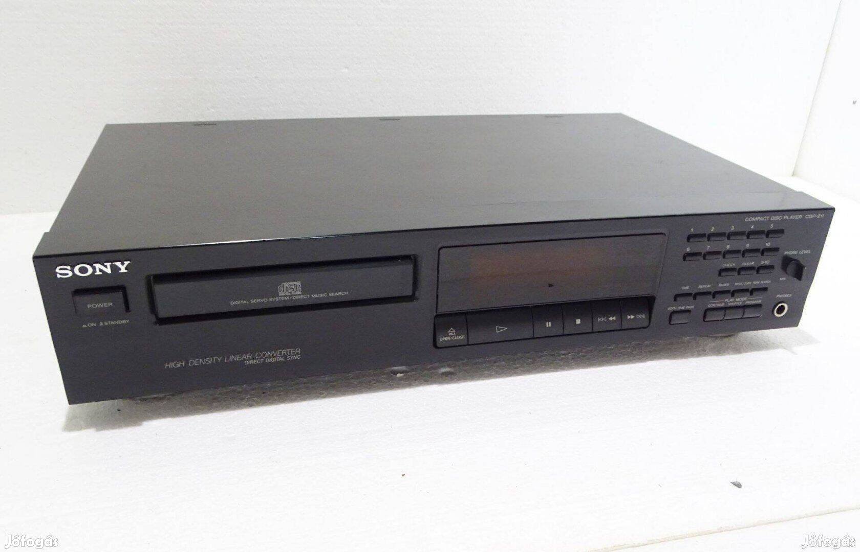 CD lejátszó Sony CDP-211 CD lejátszó Disc Player