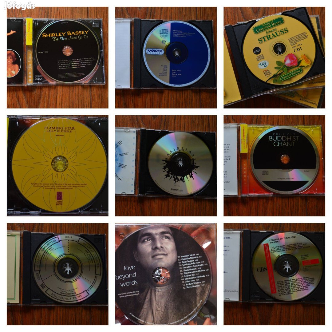 CD lemezek karcmentes újszerű állapotban