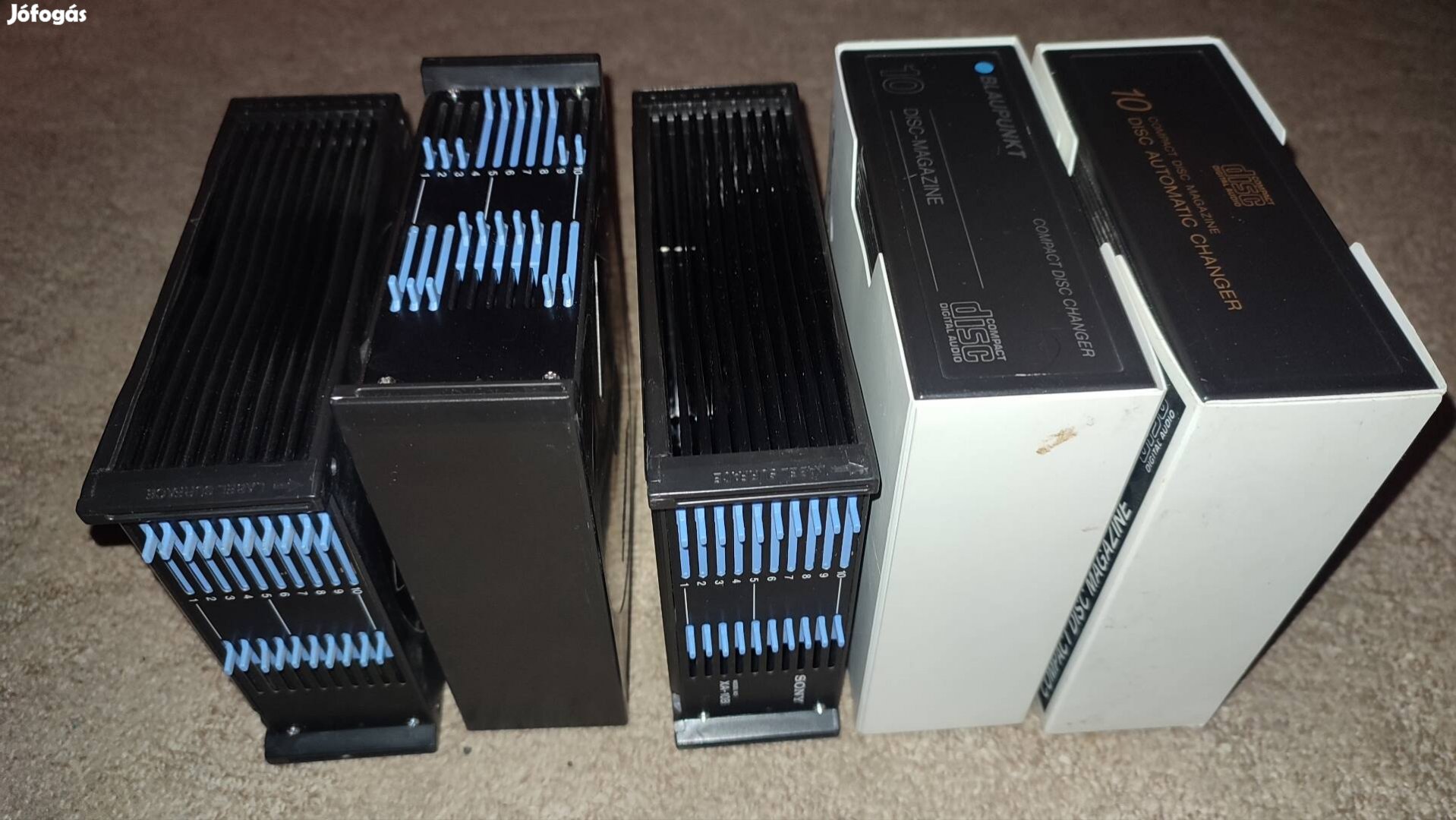 CD tár magazin 10-férőhelyes 5db