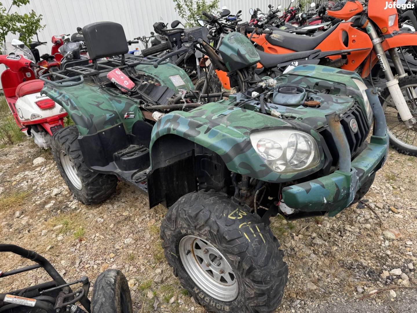 CF moto Explorer Atlas 500 alkatrész bontás