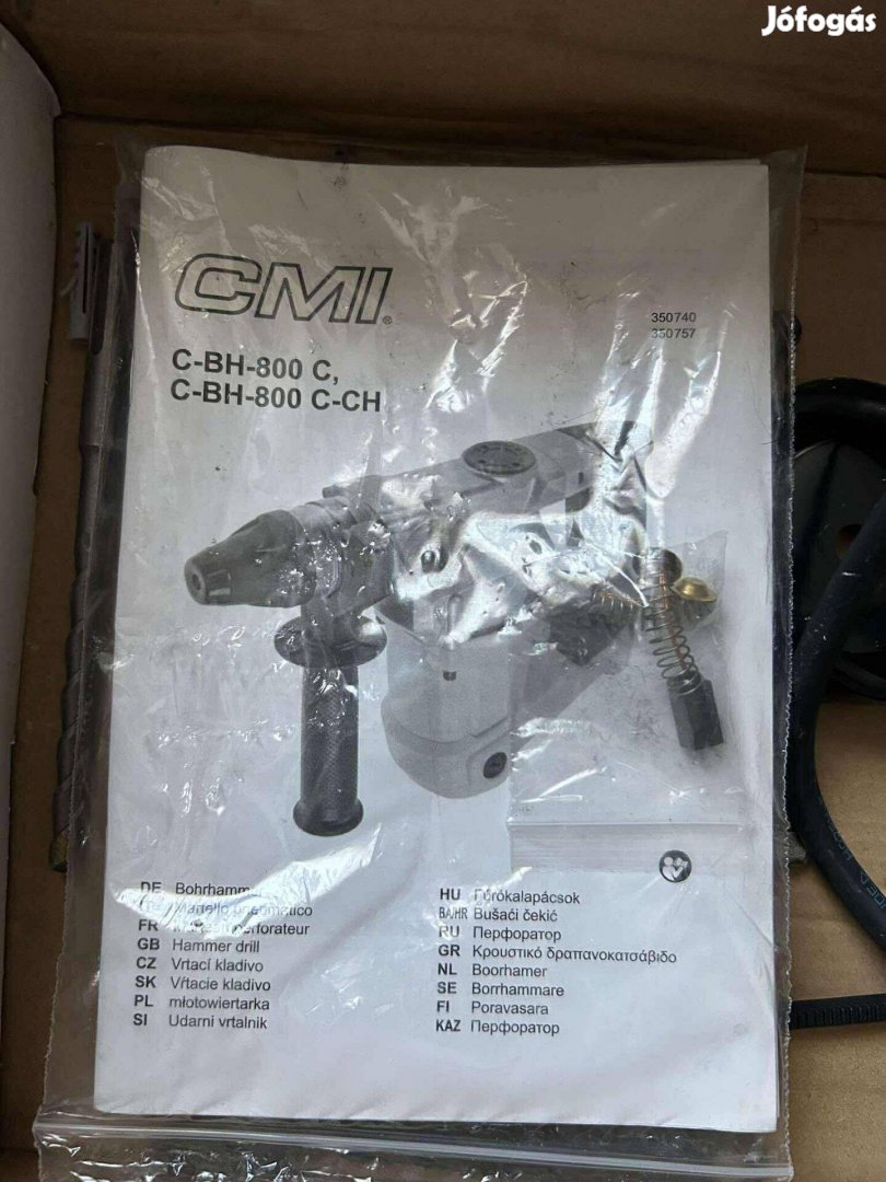 CMI fúrókalapács 800W C-BH-800 C (alig használt)