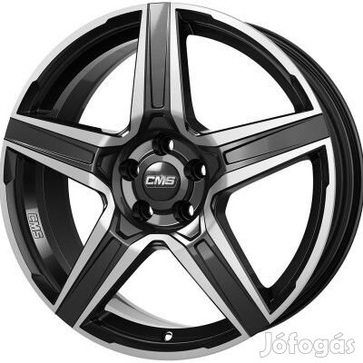 CMS C34 Diamond Black Gloss 7X17 5X108 ET50 CB63,4 | alufelni |