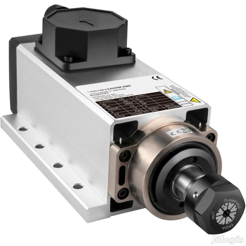 CNC Léghűtéses Orsómotor ER20 Befogóval  2,2 kW, 24000 RPM,