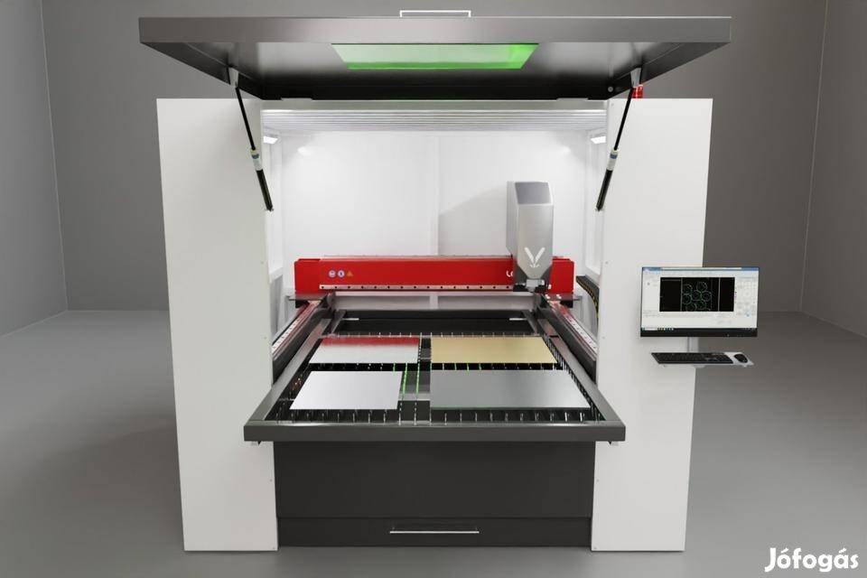 CNC Lézervágó 3 kW Fiberlézer LGV CNC
