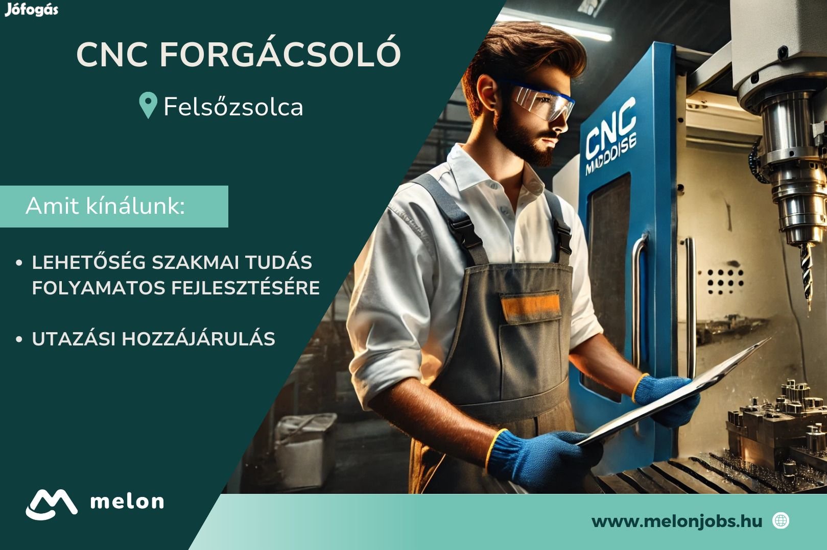 CNC forgácsoló