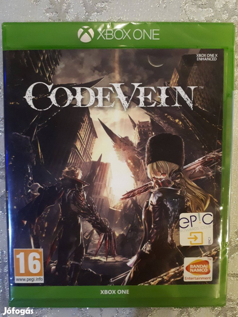 CODE Vein (bontatlan!!) xbox one-series x játék,eladó-csere"