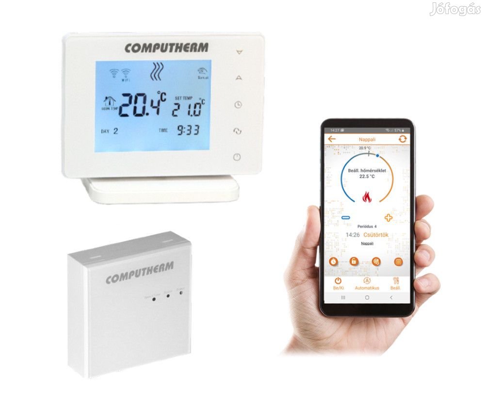 COMPUTHERM E400 RF WI-FI SZOBATERMOSZTÁT