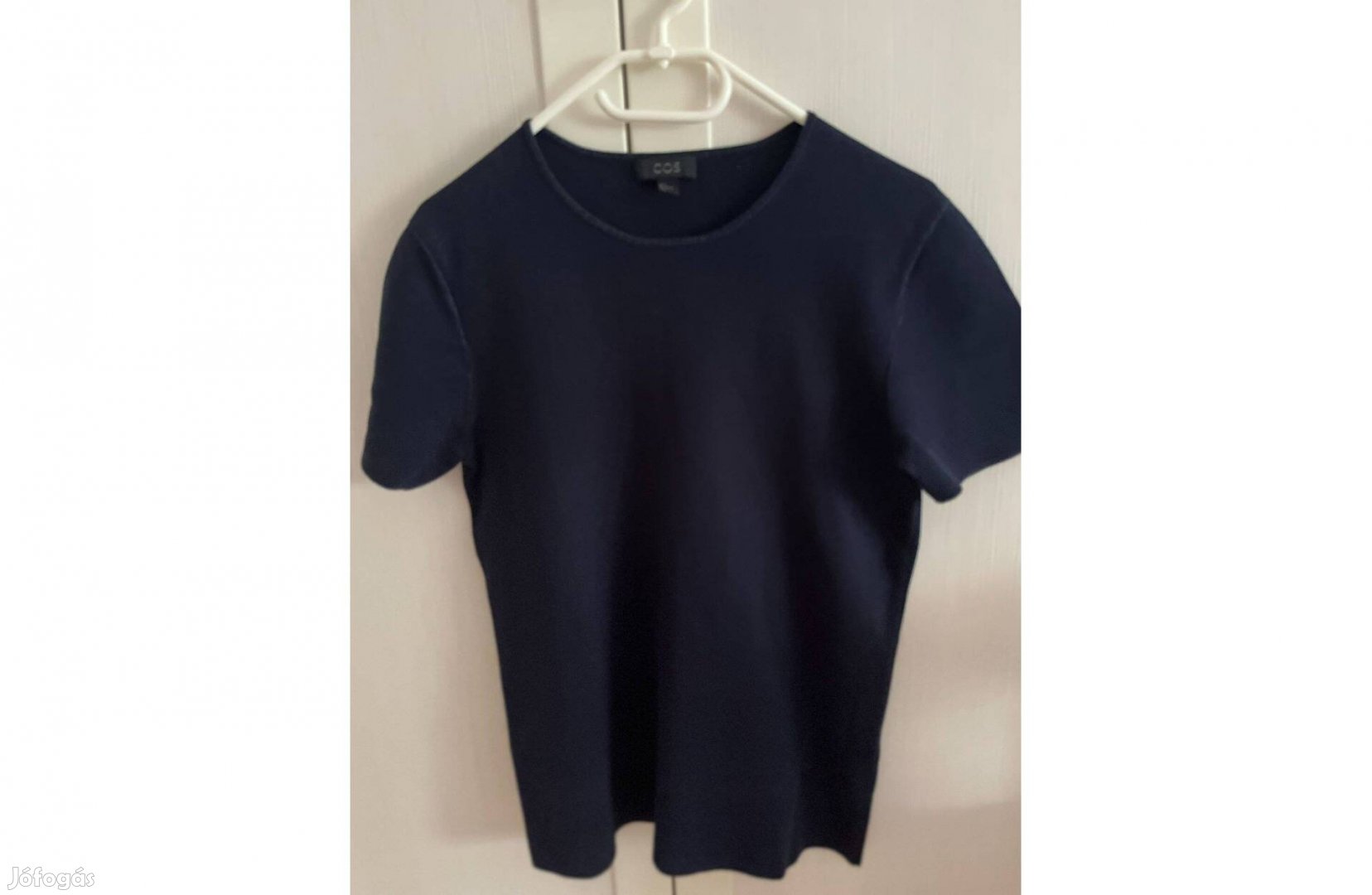 COS női rövid ujjú póló pamut felső S 36