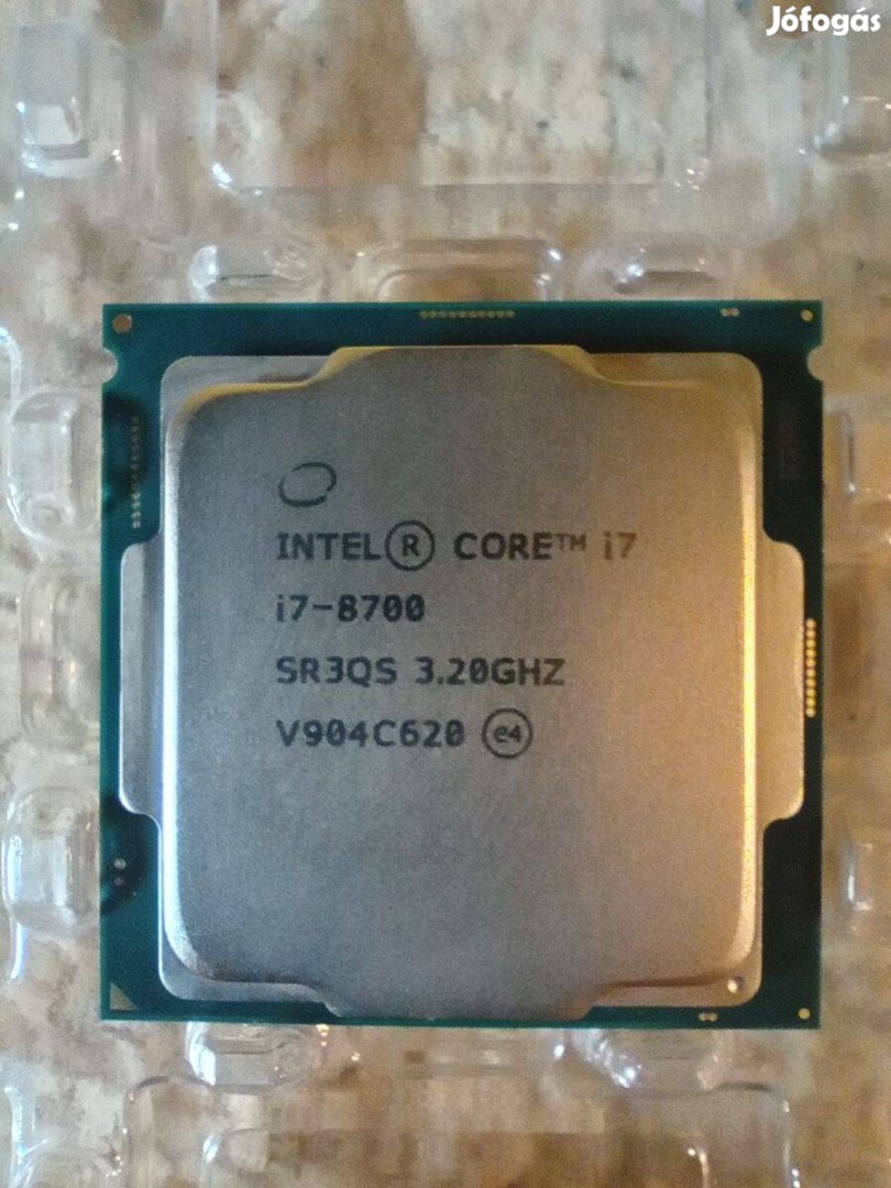 CPU i7 - LGA 1151 v2 - Intel Core i7-8700 - 6 mag / 12 szál